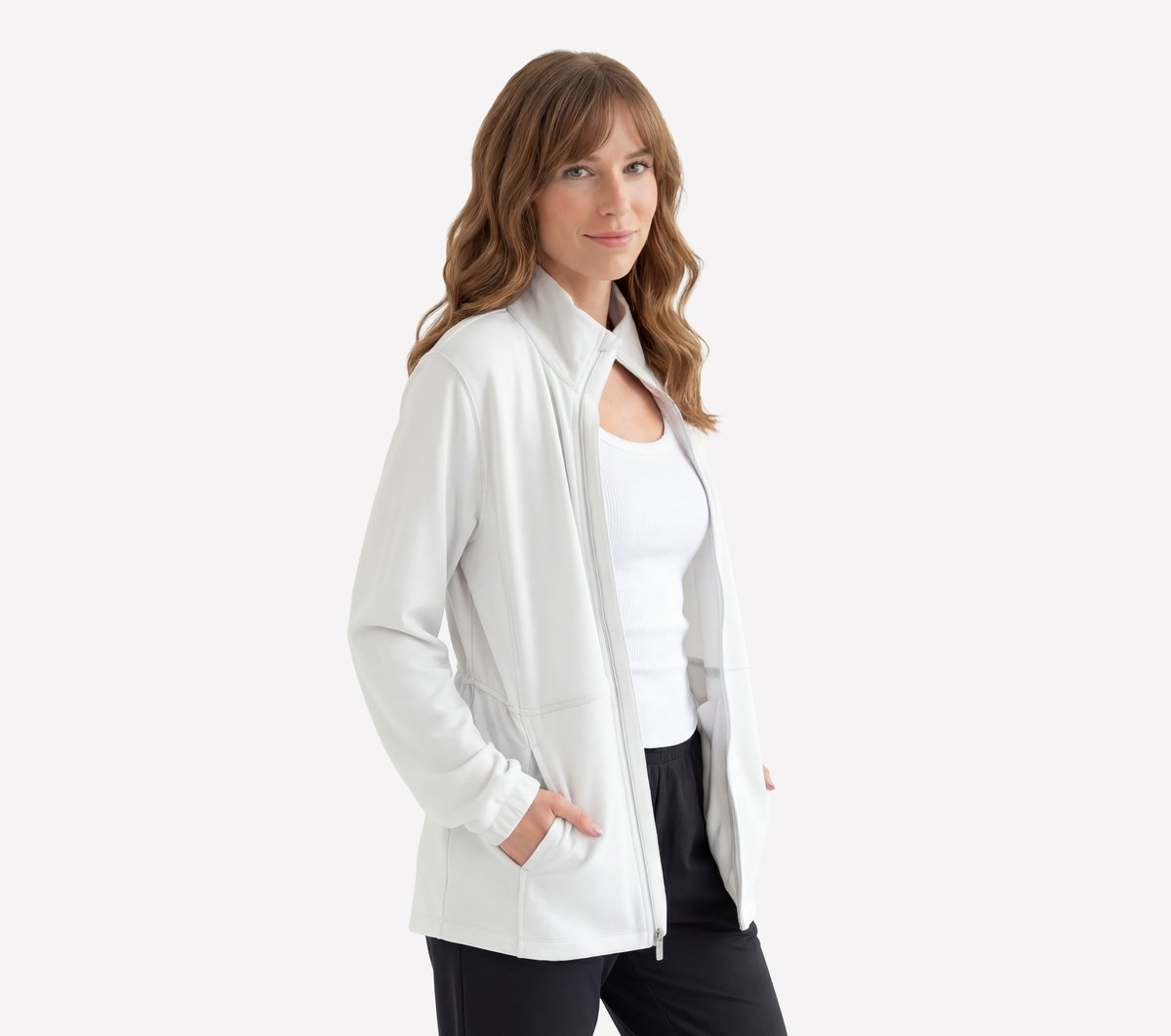 Cozy Luxe Tunic Jacket | Skechers Women