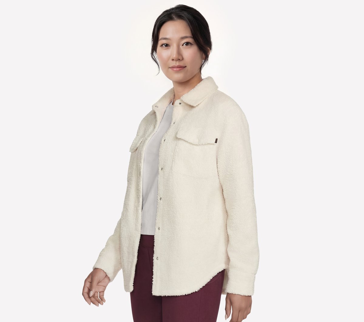 Sherpa Shacket | Skechers Women