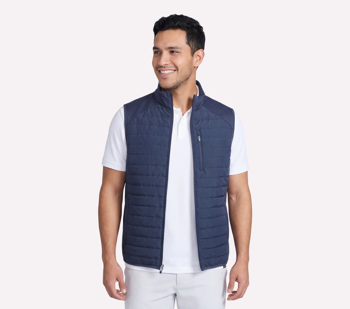 GO SHIELD Cozy Fit Hybrid Vest | Skechers Men
