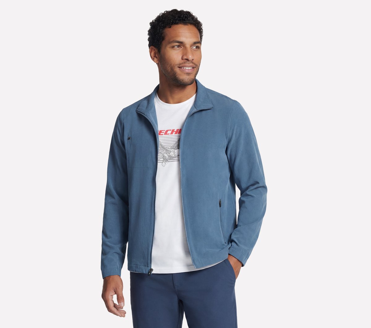 GO WALK Everywhere Full Zip Jacket | Skechers Men