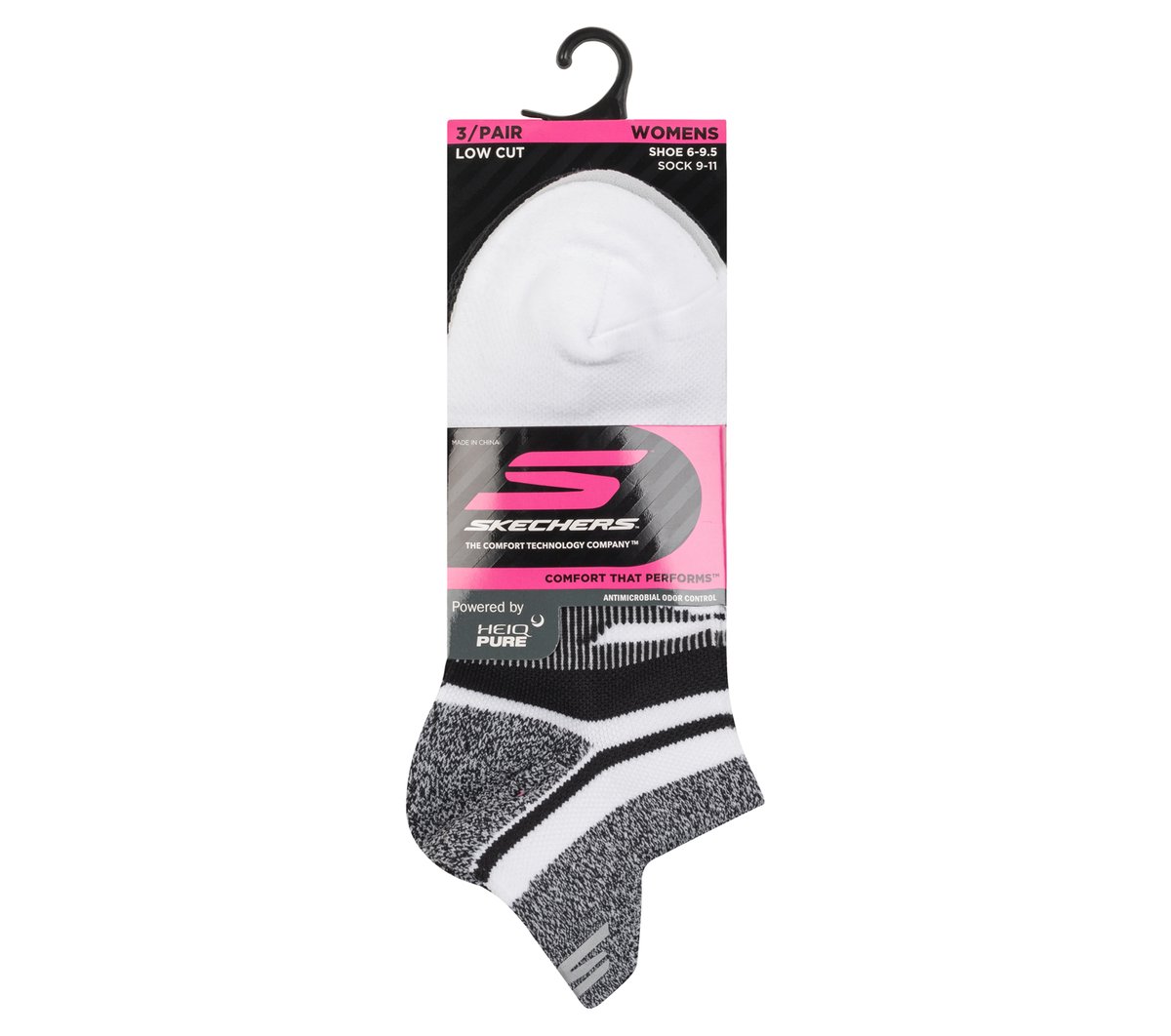 3 Pack Women's Performance Low Cut Running Heel Tab Socks | Skechers Women