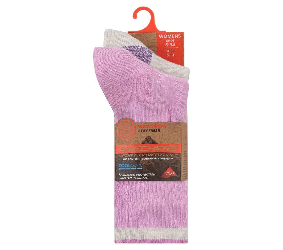 2 Pack Women's Crew Trail Socks | Skechers Women