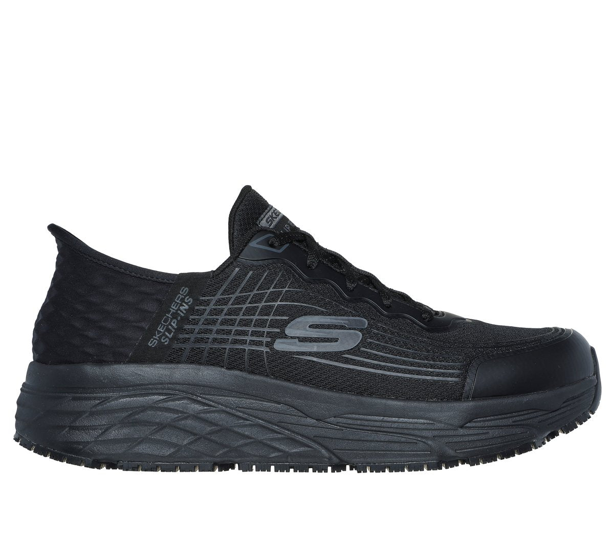 Skechers Slip-ins Work Slip-Resistant Relaxed Fit: Max Cushioning Elite - Remmal | Skechers Men