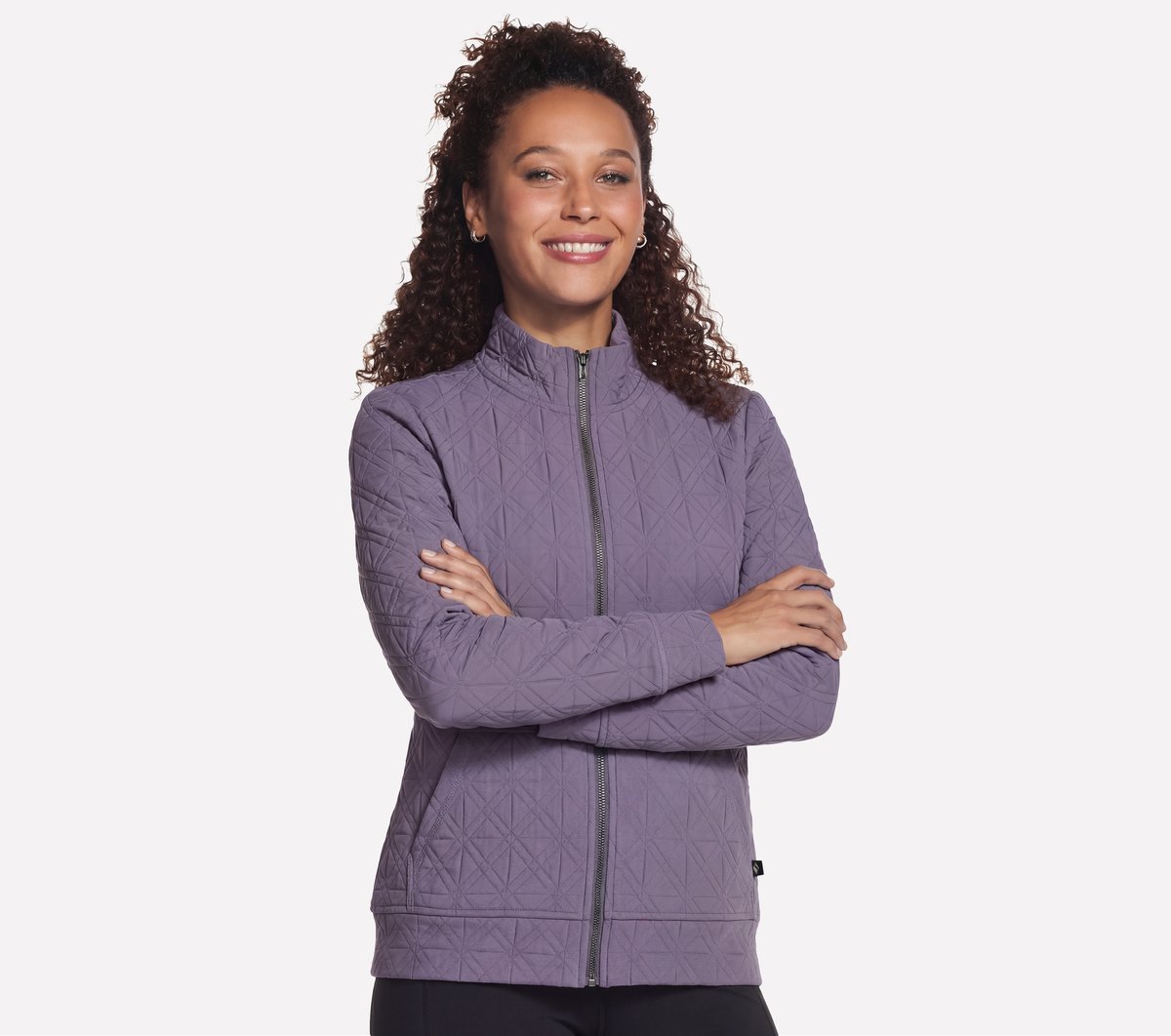 GO WALK Everywhere Cozy Fit Diamond Jacket | Skechers Women