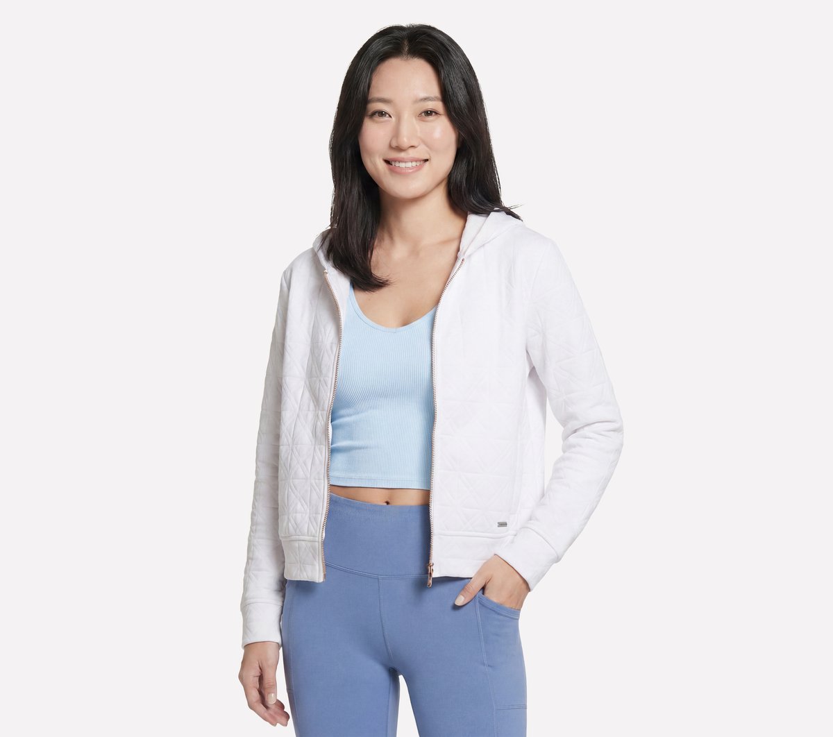 GO WALK Cozy Fit Diamond Jacket | Skechers Women