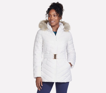 On-The-GO GO SHIELD Cozy Fit Belted Parka | Skechers Women