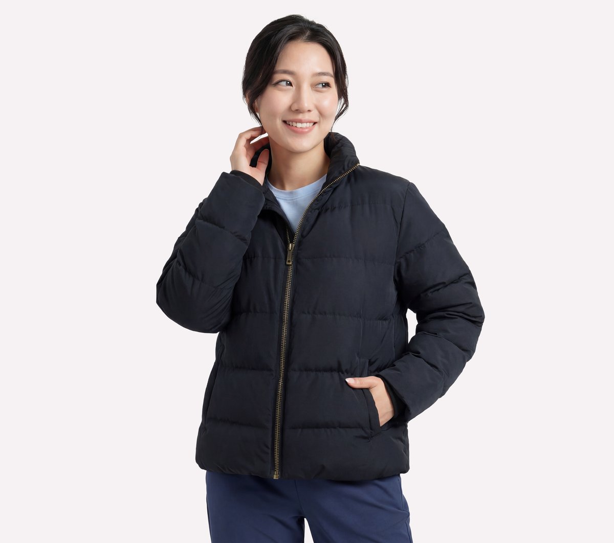 Cozy Fit Allure Down Jacket | Skechers Women