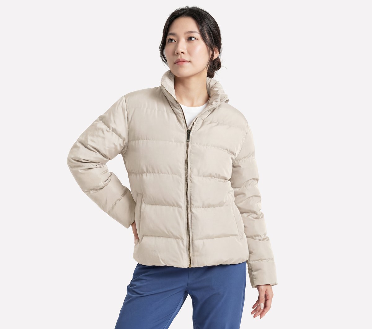Cozy Fit Allure Down Jacket | Skechers Women