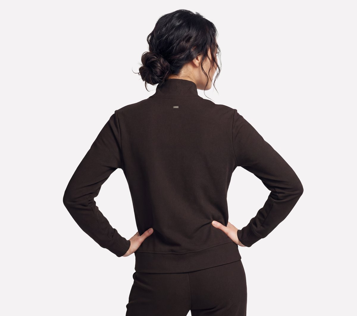GO Luxe Rib Everyday Full Zip Jacket | Skechers Women
