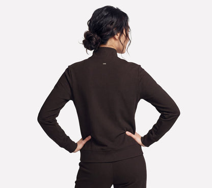 GO Luxe Rib Everyday Full Zip Jacket | Skechers Women