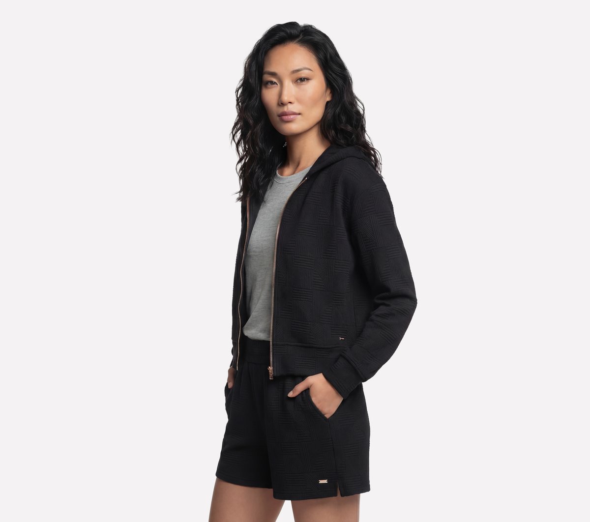 GO WALK Everywhere Diamond Full Zip Jacket | Skechers Women