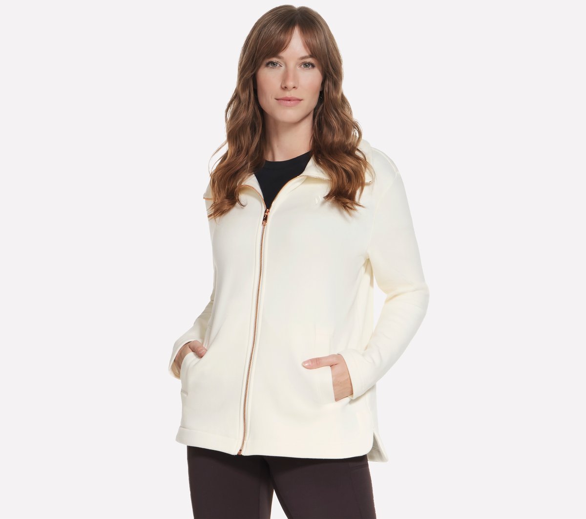 GO SNUGGLE Tunic Full Zip Jacket | Skechers Women