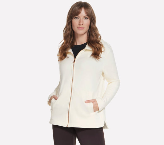 GO SNUGGLE Tunic Full Zip Jacket | Skechers Women