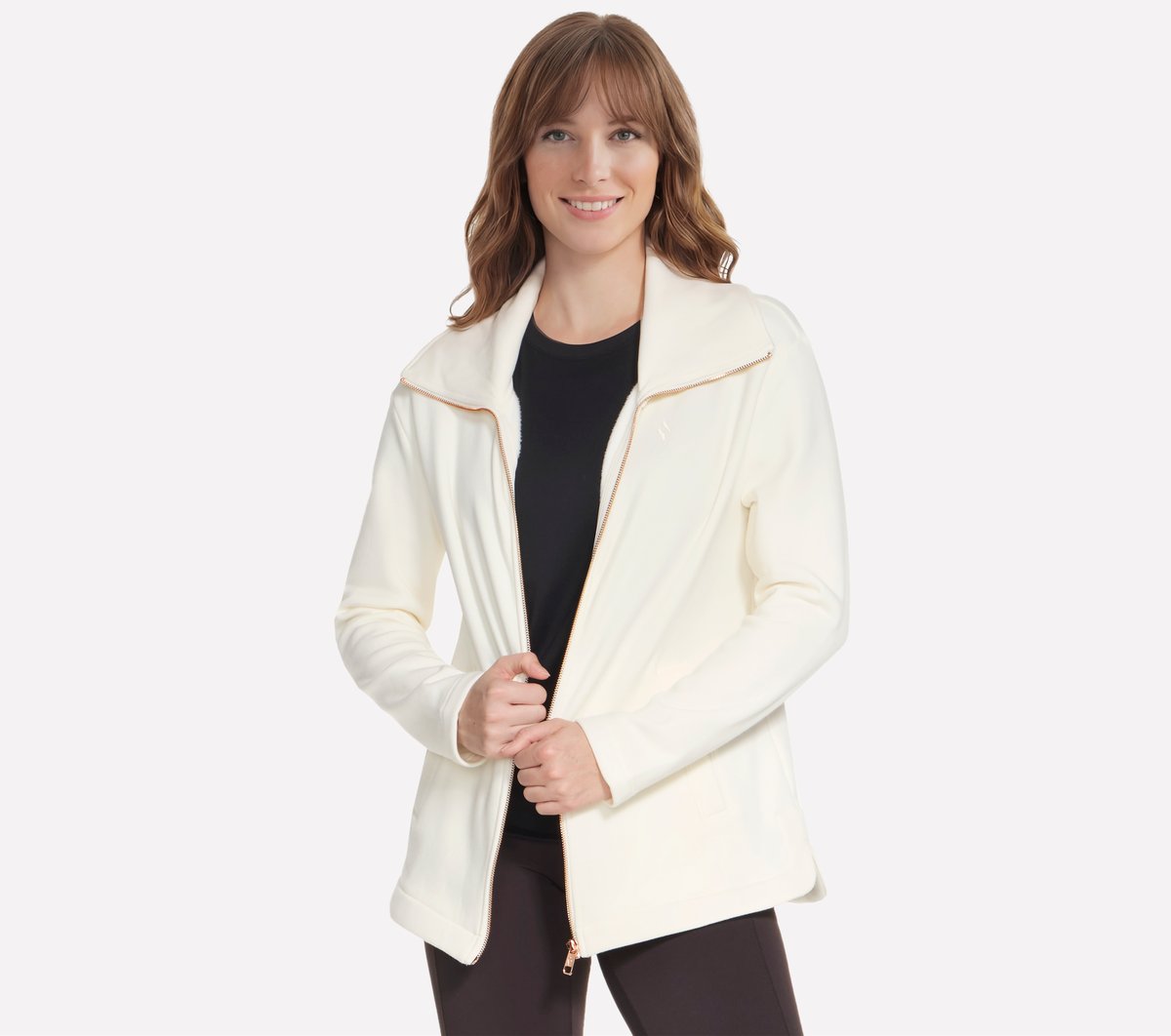 GO SNUGGLE Tunic Full Zip Jacket | Skechers Women