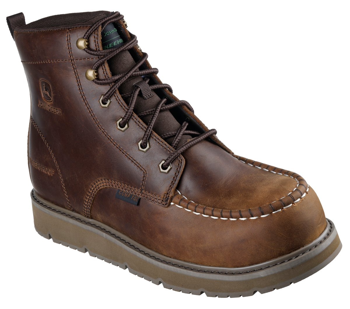 John Deere Waterproof: Flex-Wedge Ranger - Wild Yew | Skechers Men