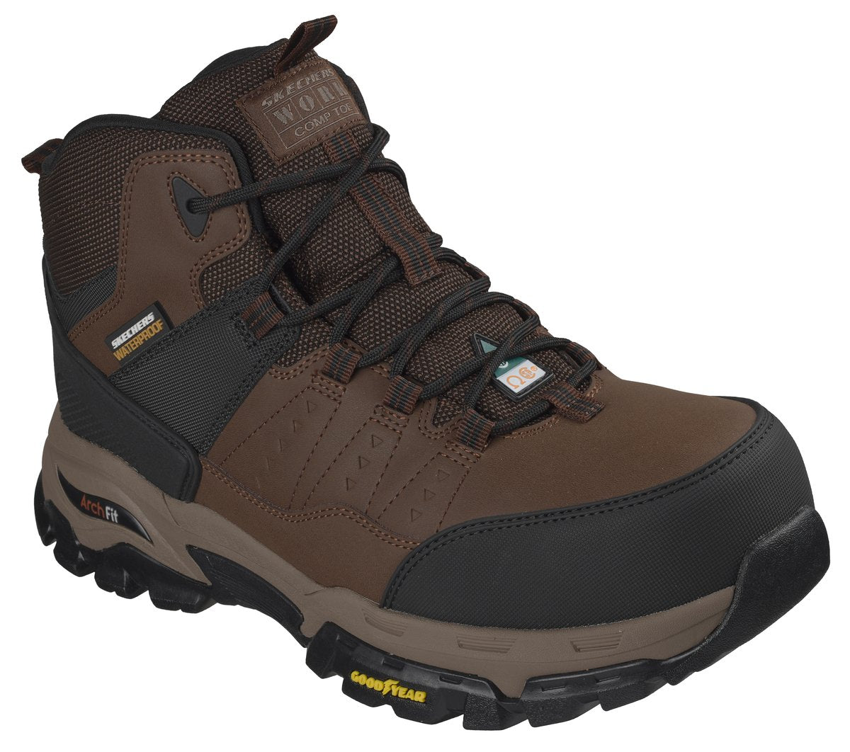 Work Waterproof: Arch Fit Tarver CT | Skechers Men