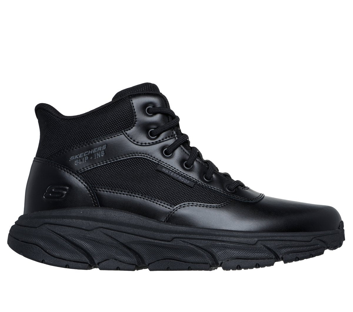 Skechers Slip-in Work Waterproof Slip-Resistant: D'Lux Journey - Redron | Skechers Men