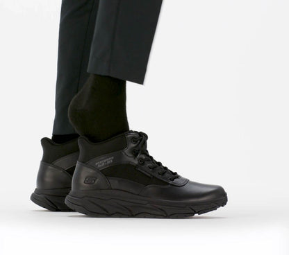 Skechers Slip-in Work Waterproof Slip-Resistant: D'Lux Journey - Redron | Skechers Men