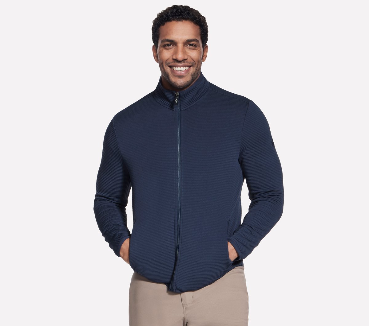 The Hoodless Hoodie Ottoman Jacket | Skechers Men