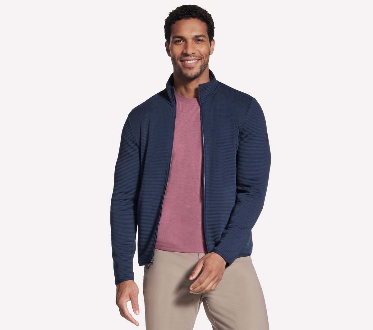 The Hoodless Hoodie Ottoman Jacket | Skechers Men