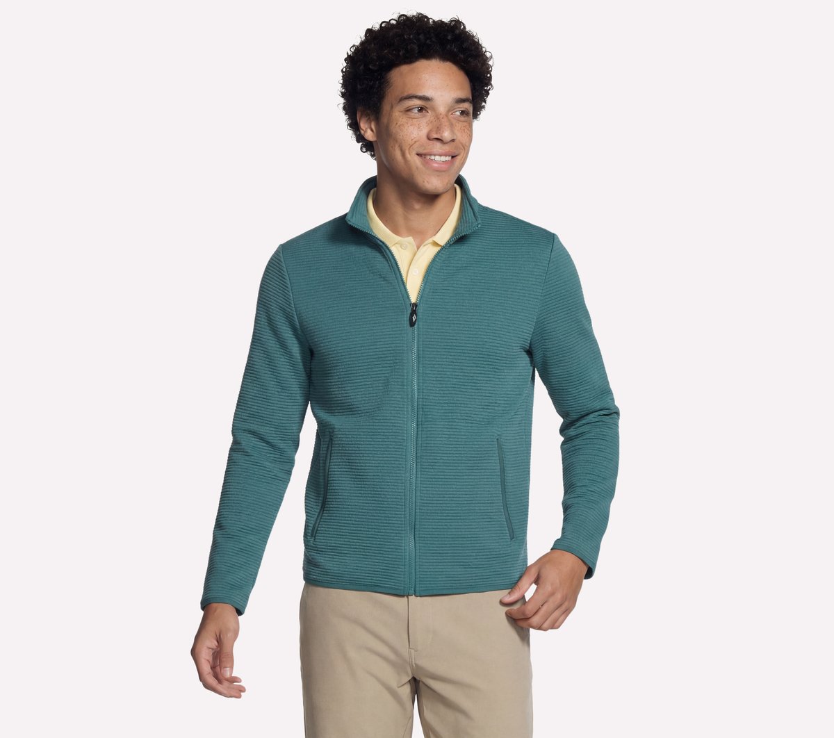 The Hoodless Hoodie Ottoman Jacket | Skechers Men