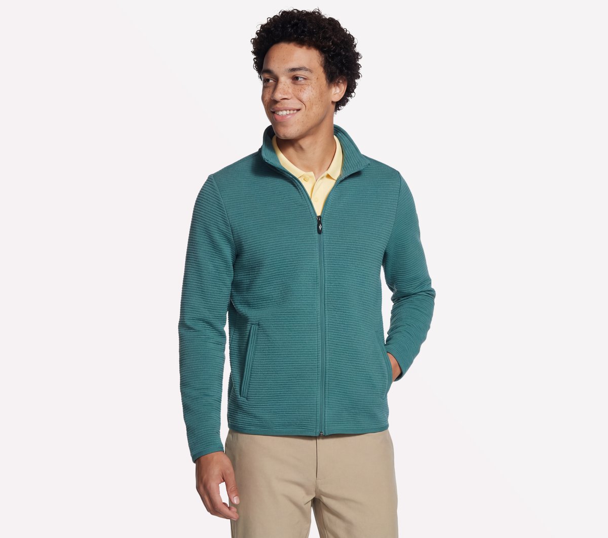 The Hoodless Hoodie Ottoman Jacket | Skechers Men