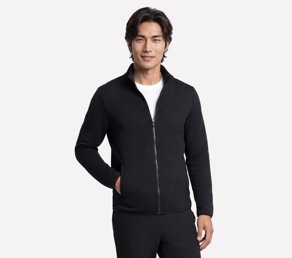 The Hoodless Hoodie Ottoman Jacket | Skechers Men