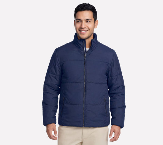 GO SHIELD Cozy Fit Traverse Down Jacket | Skechers Men