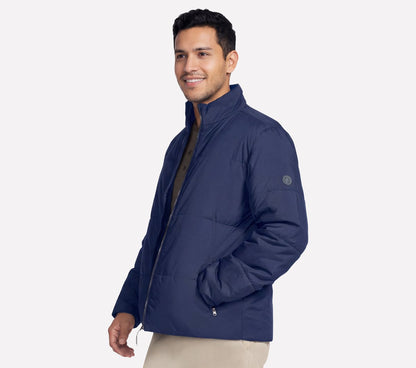 GO SHIELD Cozy Fit Traverse Down Jacket | Skechers Men