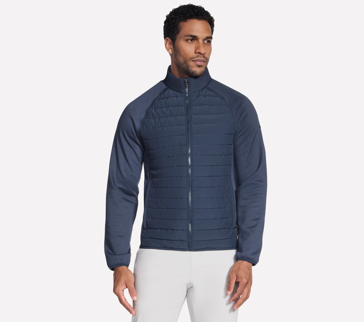 The Hoodless Hoodie Hybrid Jacket | Skechers Men
