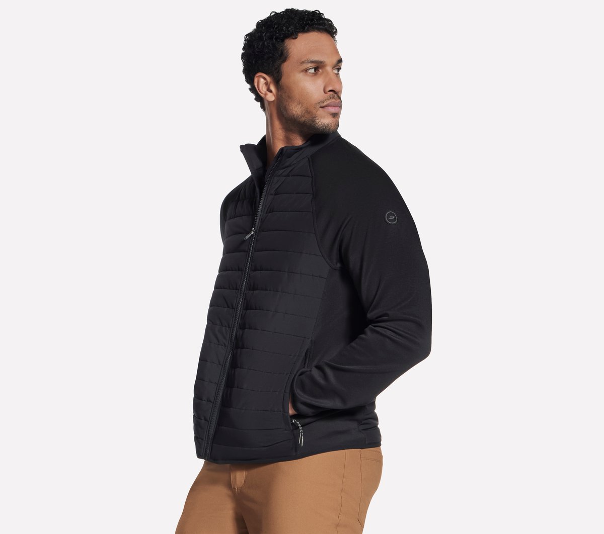 The Hoodless Hoodie Hybrid Jacket | Skechers Men