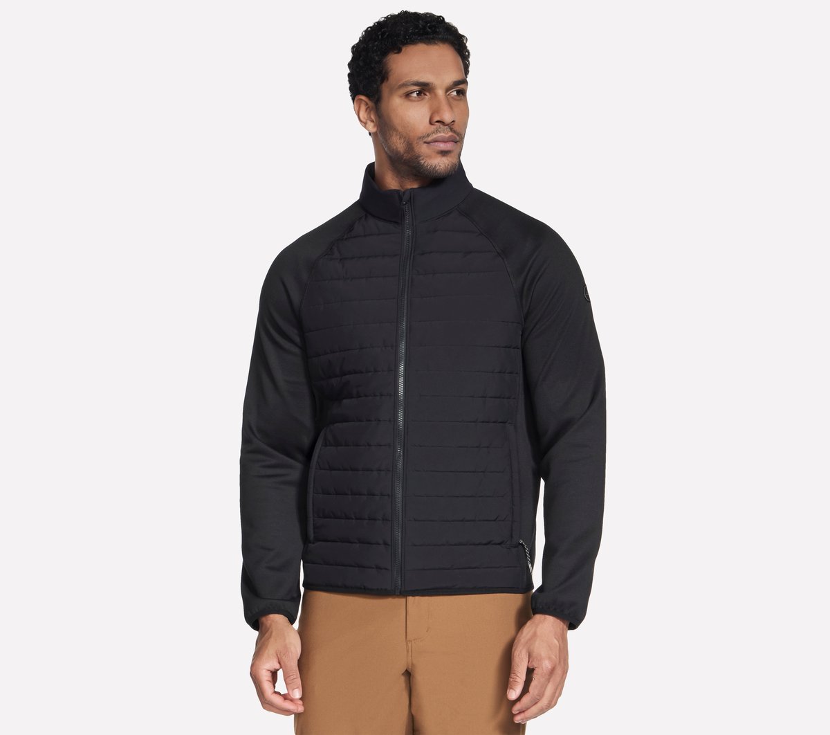 The Hoodless Hoodie Hybrid Jacket | Skechers Men
