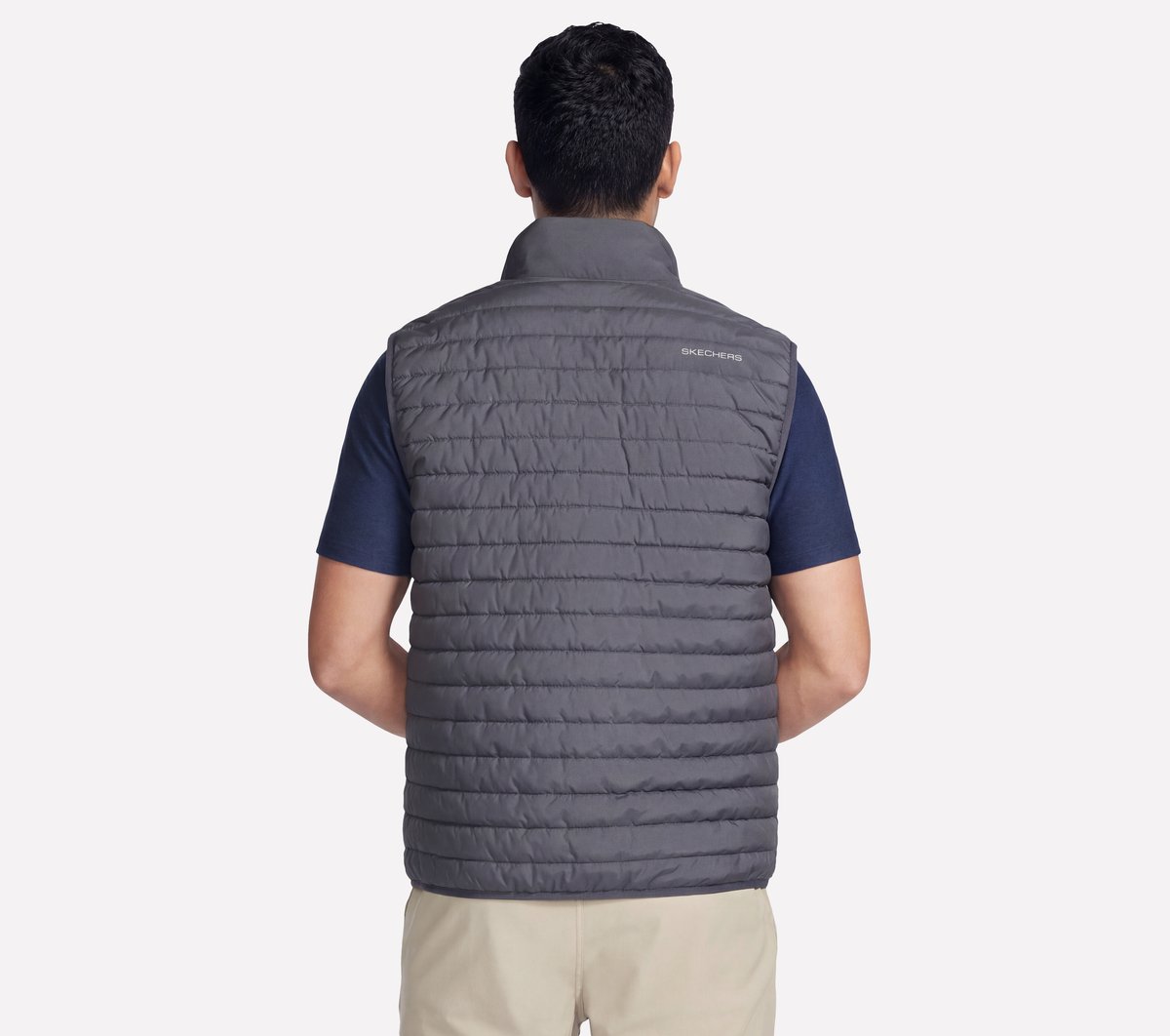 GO SHIELD Cozy Fit Altitude Reversible Vest | Skechers Men
