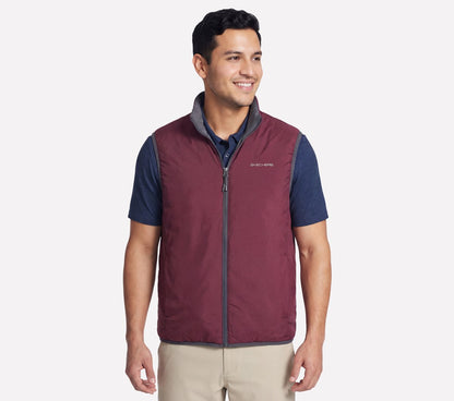 GO SHIELD Cozy Fit Altitude Reversible Vest | Skechers Men