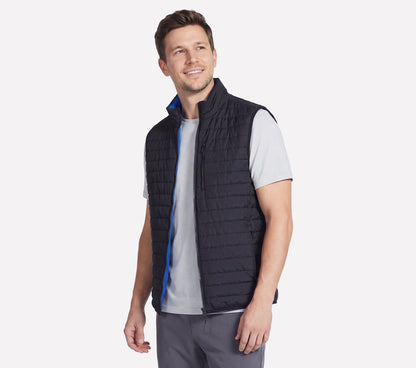 GO SHIELD Cozy Fit Altitude Reversible Vest | Skechers Men
