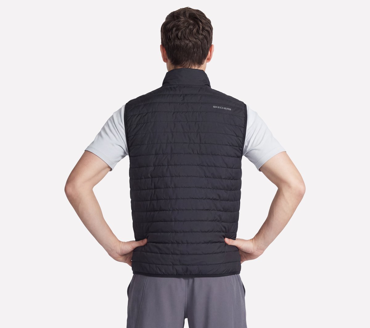 GO SHIELD Cozy Fit Altitude Reversible Vest | Skechers Men