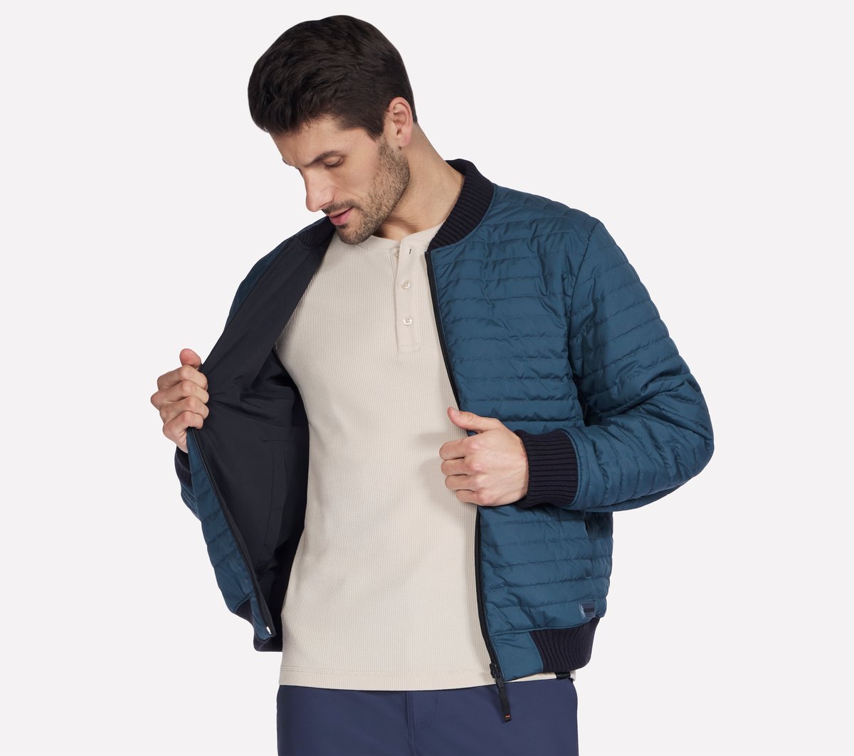 Skechers Alpha Reversible Bomber | Skechers Men