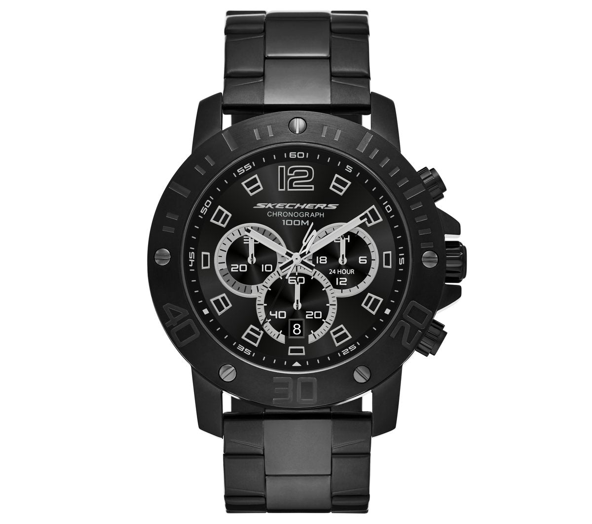 Stainless Steel Chronograph Watch | Skechers Men
