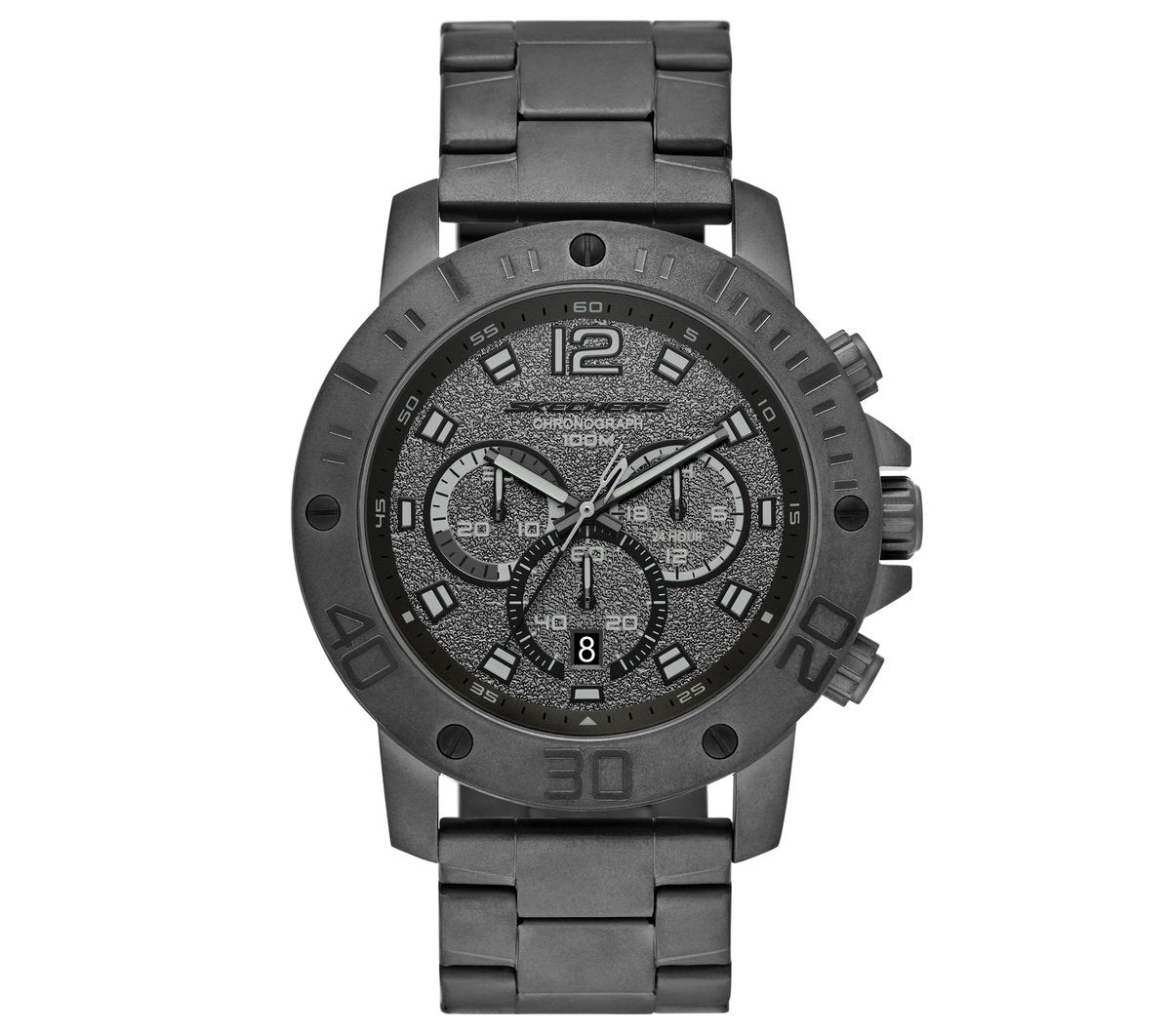 Stainless Steel Chronograph Watch | Skechers Men