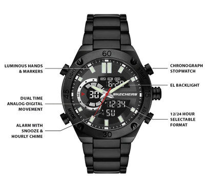 Skechers Analog Chrono Watch | Skechers Men