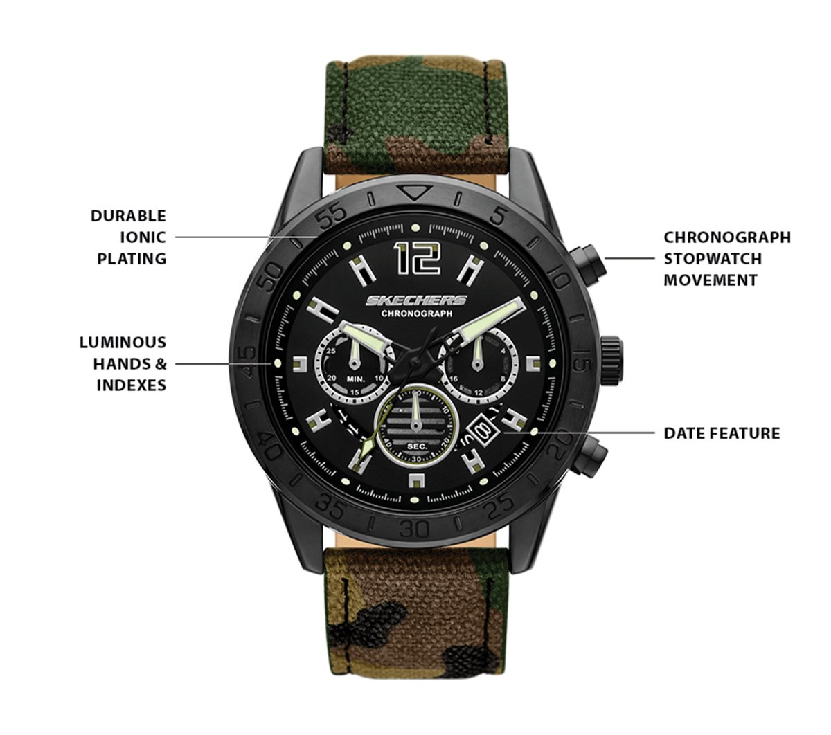 Kornblum Camo Watch | Skechers Men