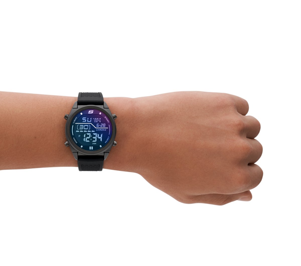 Skechers Accessories Blue Face Digital Watch | Skechers Men