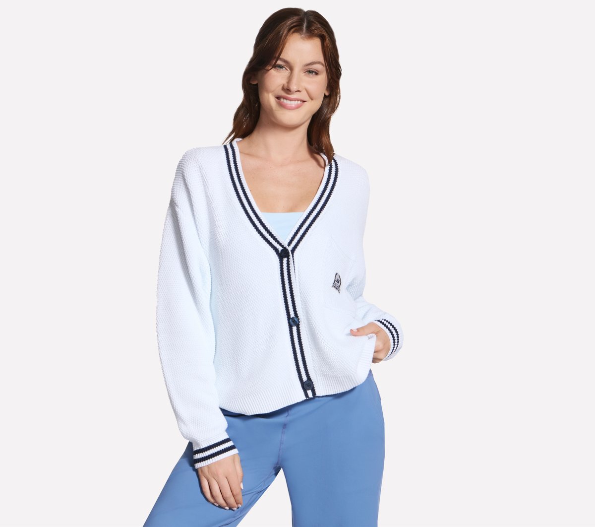 Court Classic Cardigan Sweater | Skechers Women