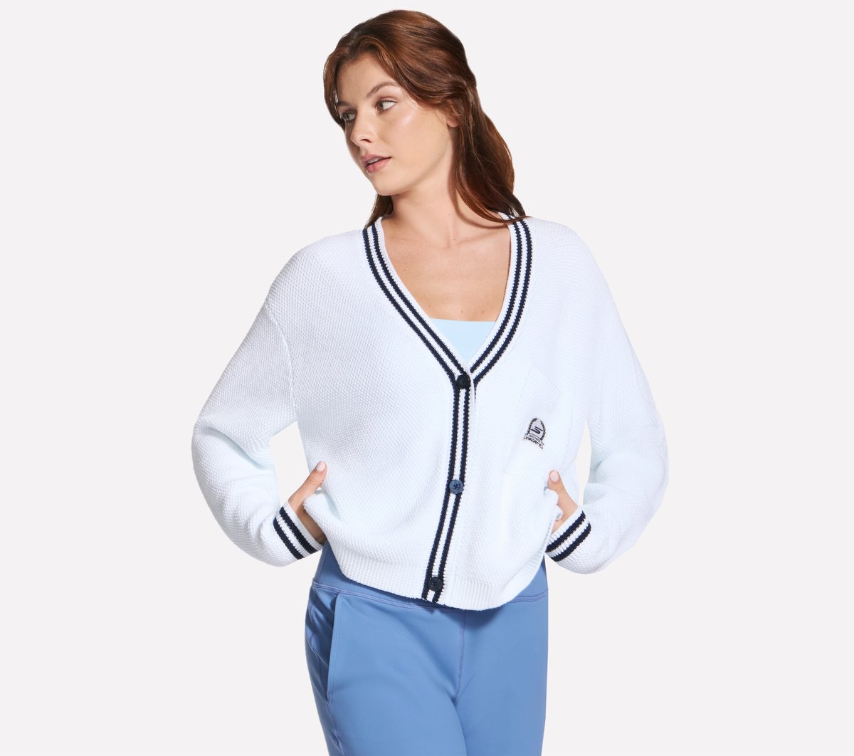 Court Classic Cardigan Sweater | Skechers Women