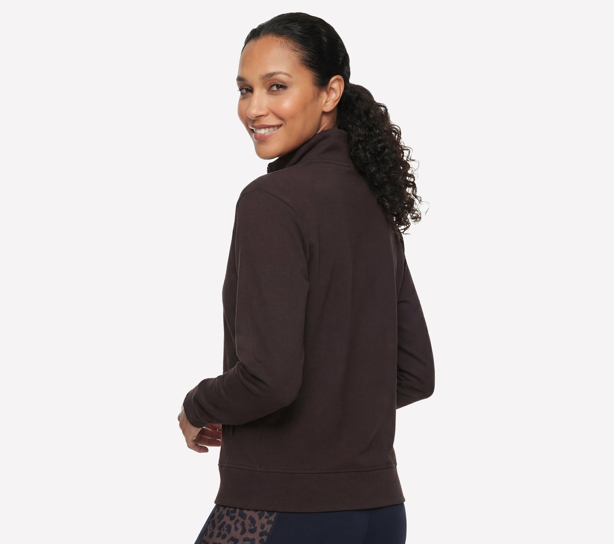 GO LUXE Rib 1/4 Zip | Skechers Women