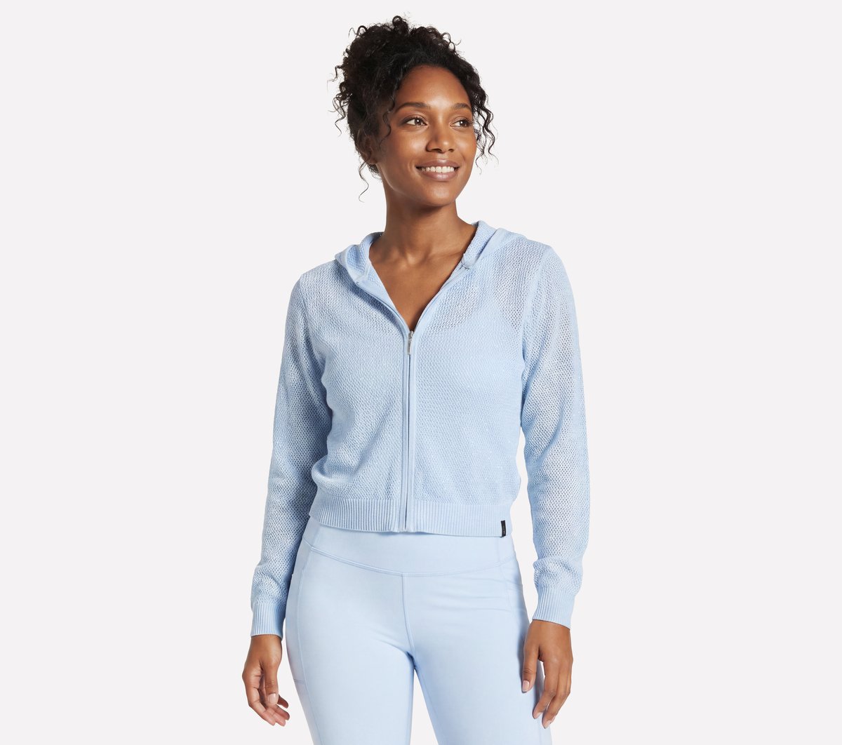 Shine Hooded Full Zip Jacket | Skechers Women