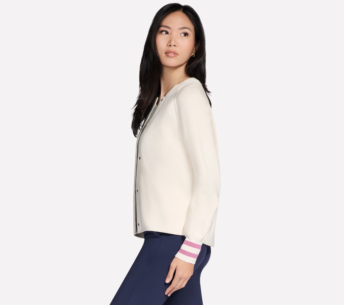 GO WALK Reflection Sweater Bomber | Skechers Women