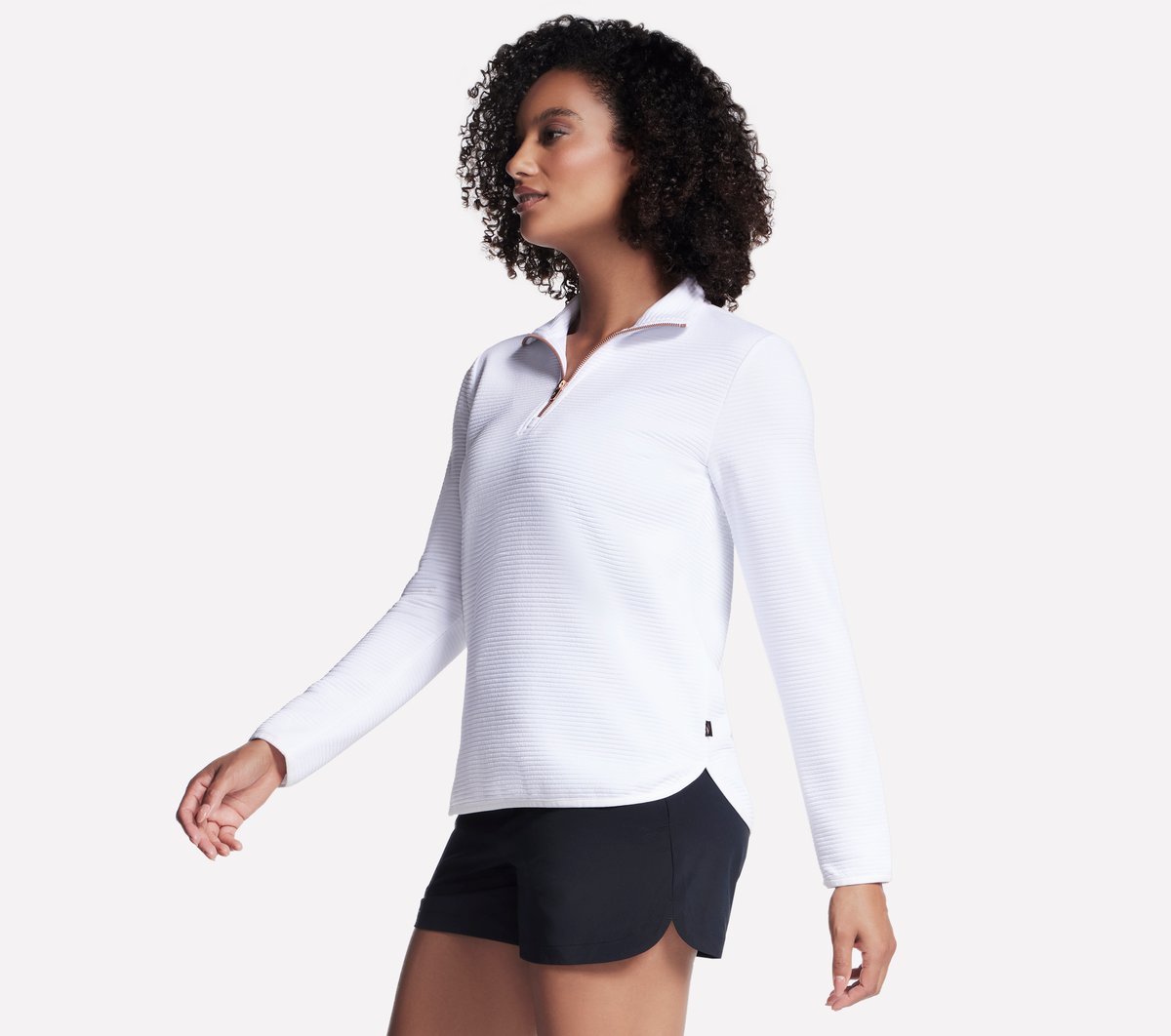 Soft Knit Ottoman 1/4 Zip | Skechers Women