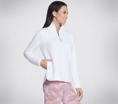 Soft Knit Ottoman 1/4 Zip | Skechers Women