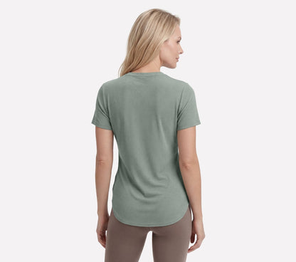 GO WALK Luxe Rib Tunic Tee | Skechers Women
